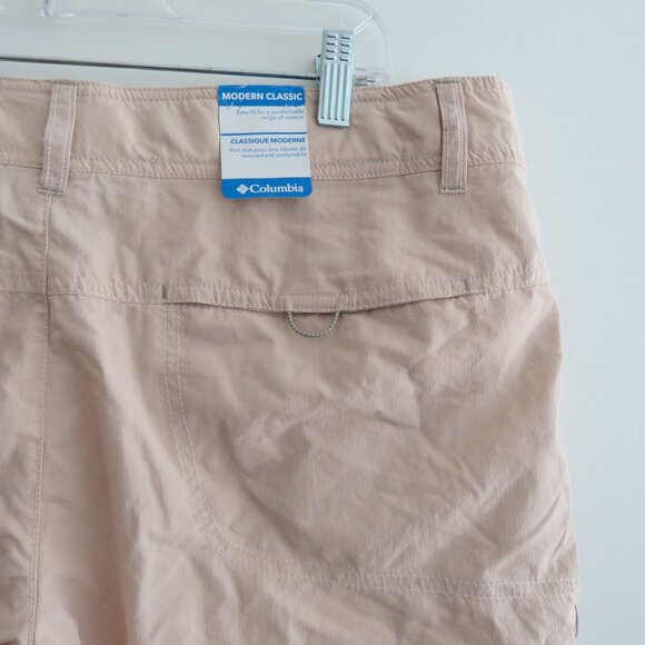 COLUMBIA Coral Point III Omni Shade Shorts in Fossil Tan Outdoor Gorpcore 14 NWT - Picture 11 of 15
